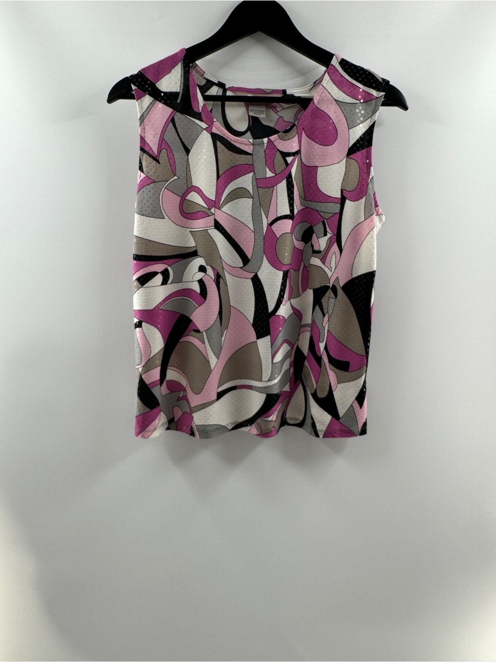 Tanjay Petites Abstract Print Sleeveless Tank Top – Women's PS/P